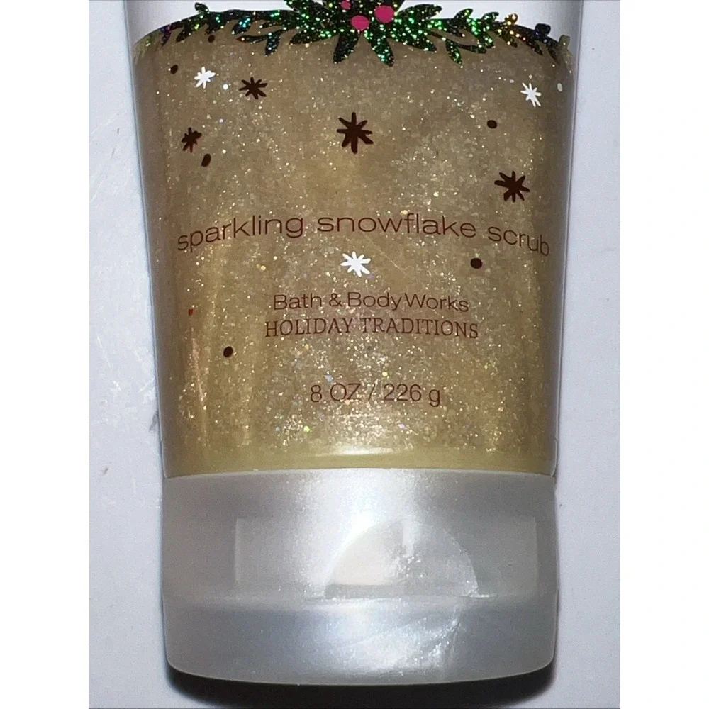 Bath And Body Works Winter Candy Apple‎ Body Cream And Sparkling Scrub Set 8 Oz